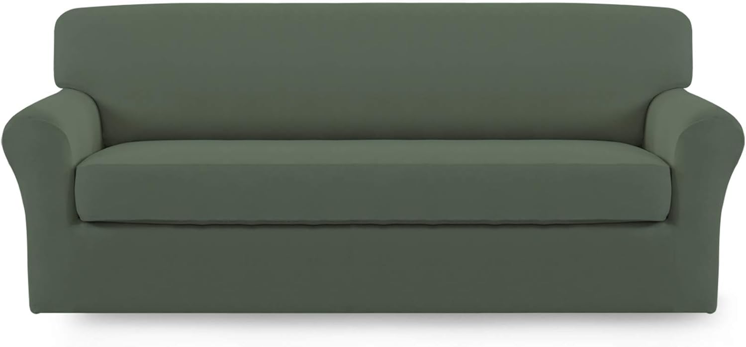 Easy-Going Microfiber Stretch Sofa Slipcover for Kids and Pets