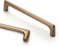 5 in Champagne Bronze Cabinet Pulls 10 Pack - Solid Alloy Handles