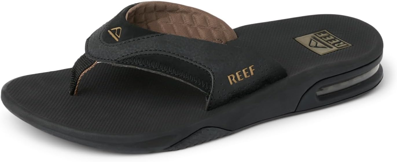 REEF Men's Fanning Bottle Opener Flip Flops for Ultimate Comfort