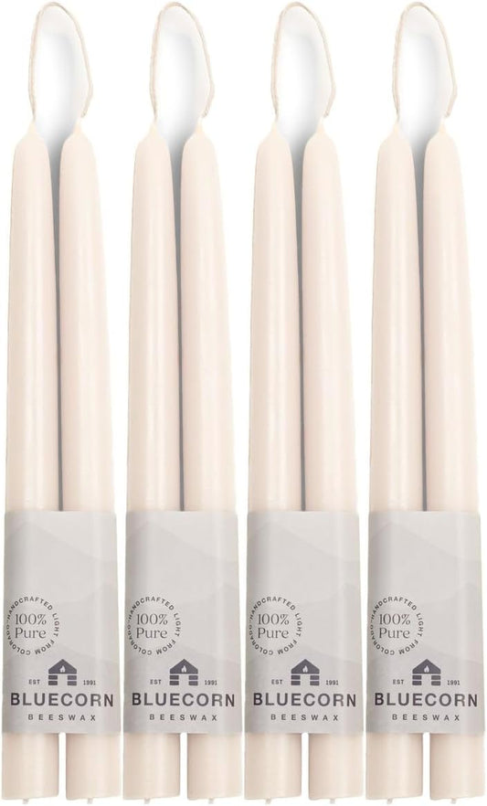 100% Pure Beeswax Taper Candles for Elegant Home Decor