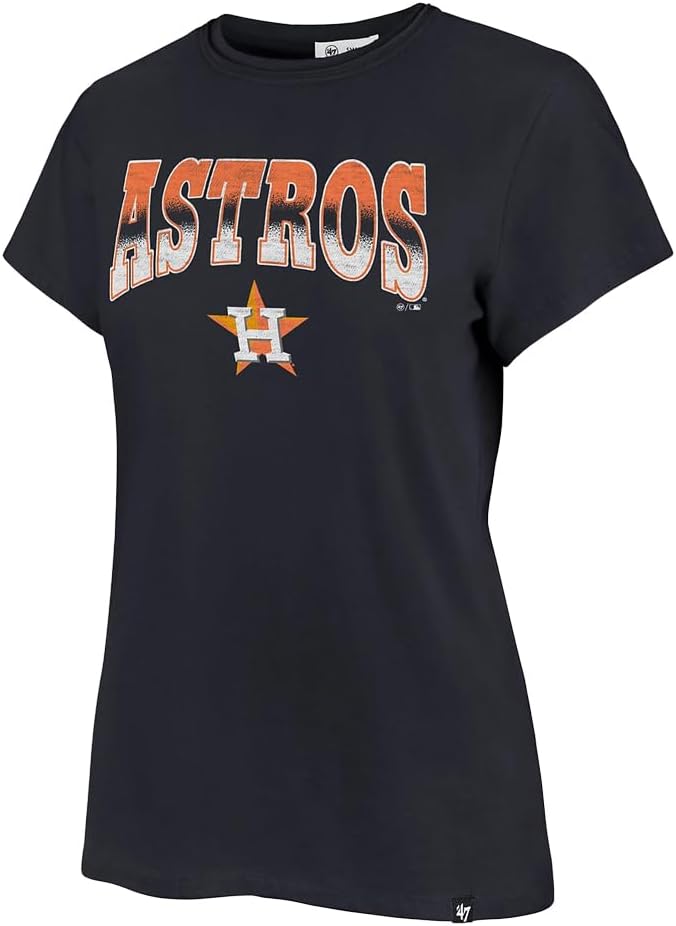 Houston Astros Women's Team Color Short Sleeve Fashion T-Shirt