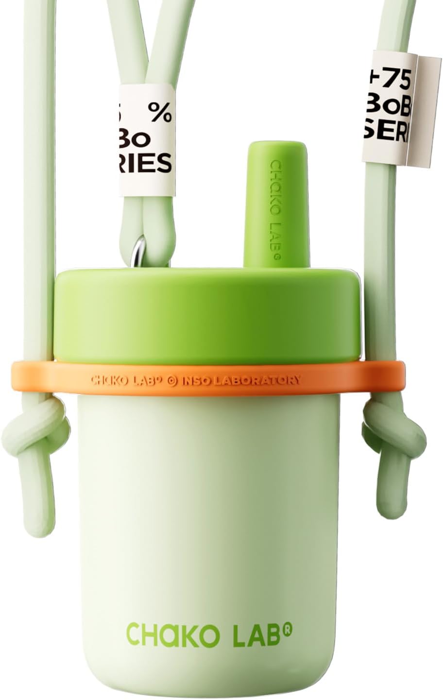 Kids Water Bottle with Carrying Rope and Straps for School