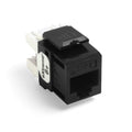 Leviton Extreme 6+ QuickPort Connector CAT 6 25-Pack Black