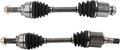 TRQ Front CV Axle Shaft Assembly Set Compatible with 2007-2013 Mazda 3