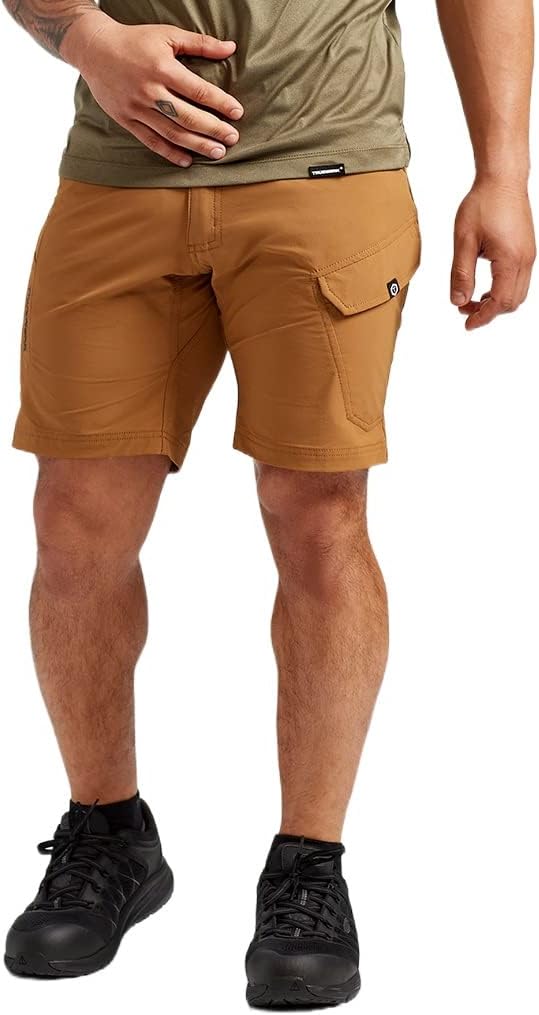 TRUEWERK Mens Work Shorts - Tactical Cargo Shorts for Comfort