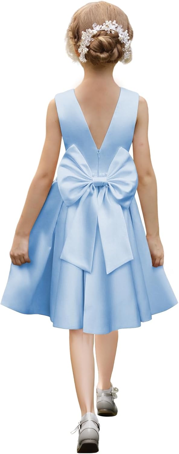 Satin Flower Girl Dresses for Wedding and Special Occasions