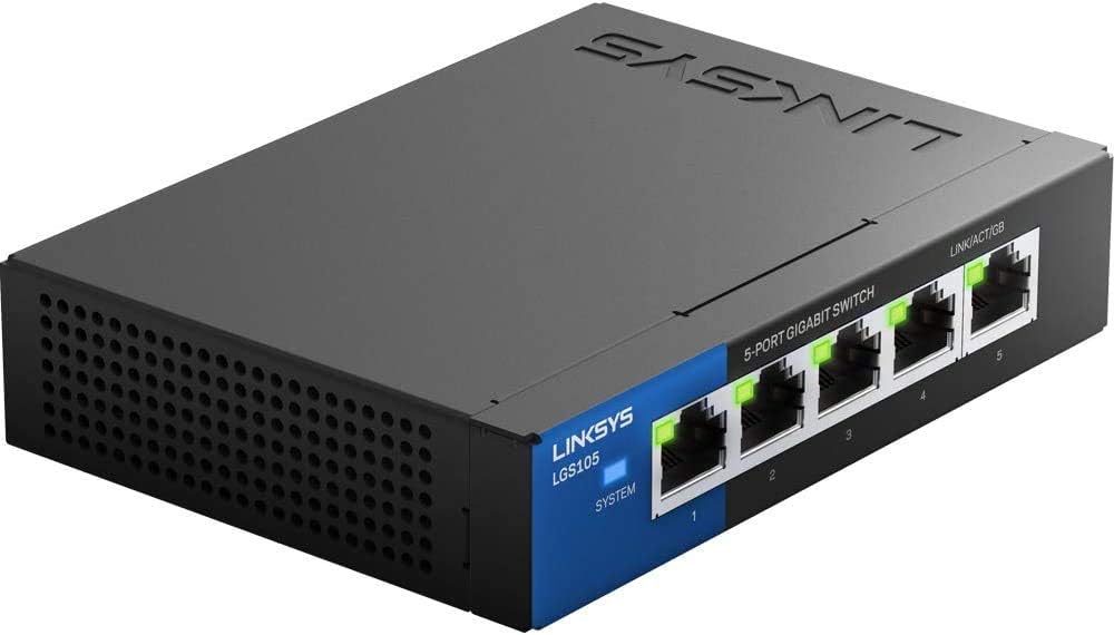 Linksys LGS105: 5-Port Gigabit Ethernet Unmanaged Switch Review