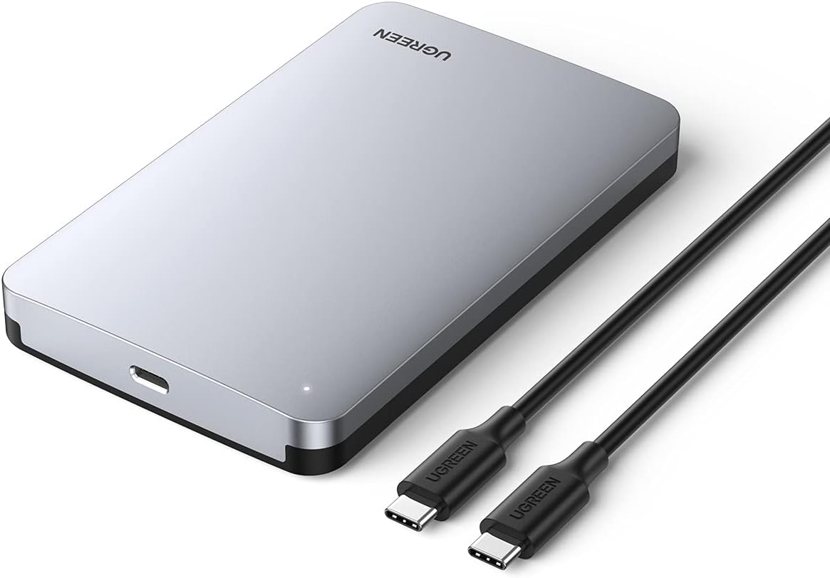 High-Speed USB C Hard Drive Enclosure by UGREEN