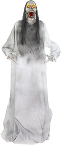 Haunted Hill Farm 5.9 ft Animatronic Lurching Woman - Life-Size Horror