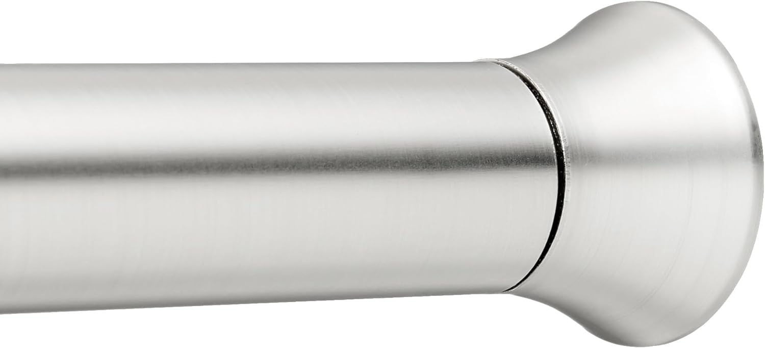 Adjustable Tension Curtain Rod, 36-54 Width - Nickel