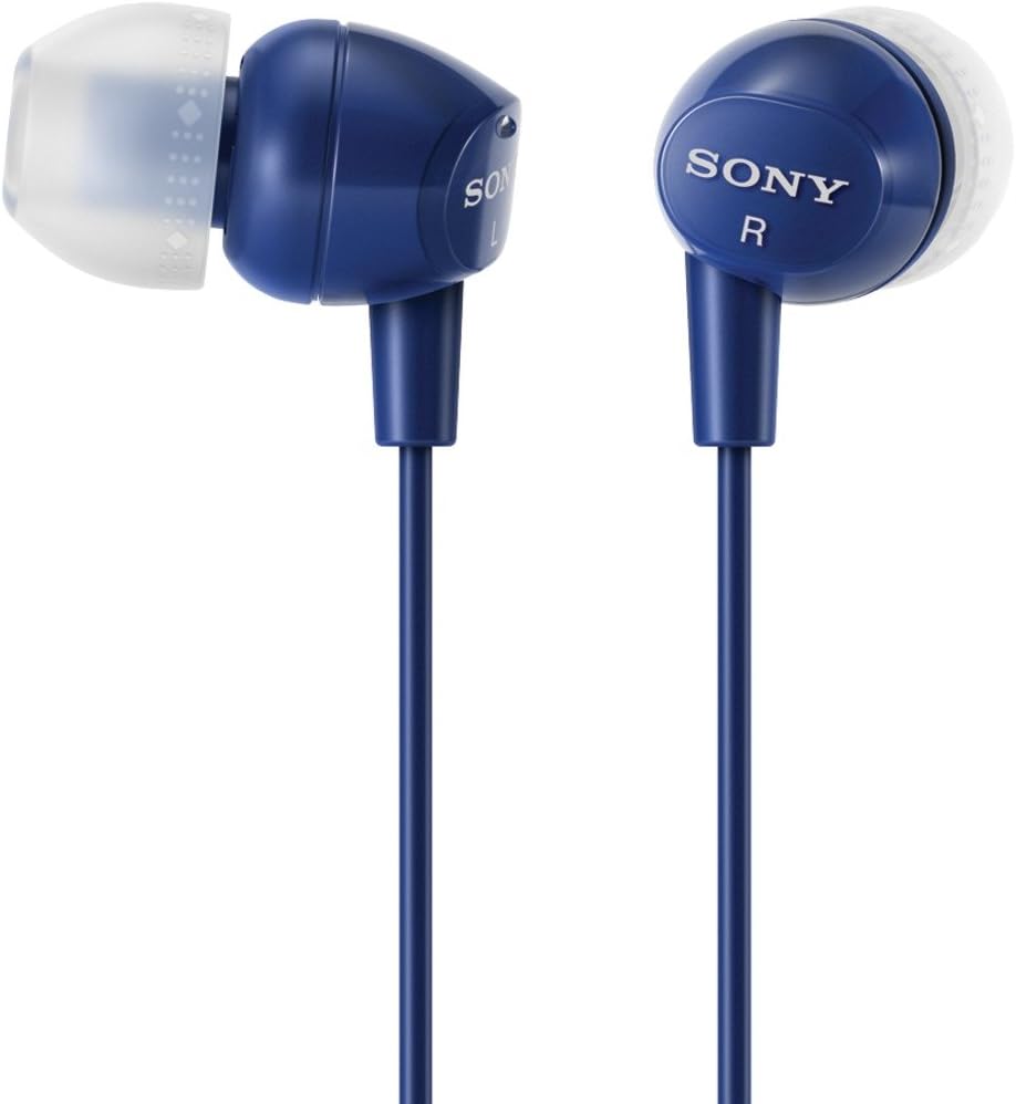 Sony Cobalt Blue Earbud Headphones - Rich Audio