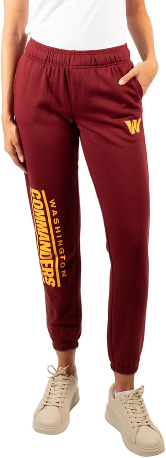 Ultra Game Women's NFL Official Super Soft Sweatpants Joggers