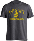 Vintage Style NCAA Distressed Short Sleeve T-Shirt for Fans