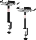 Adjustable Speaker Stands Set of 2 - Height & Tilt, 55 lbs Capacity