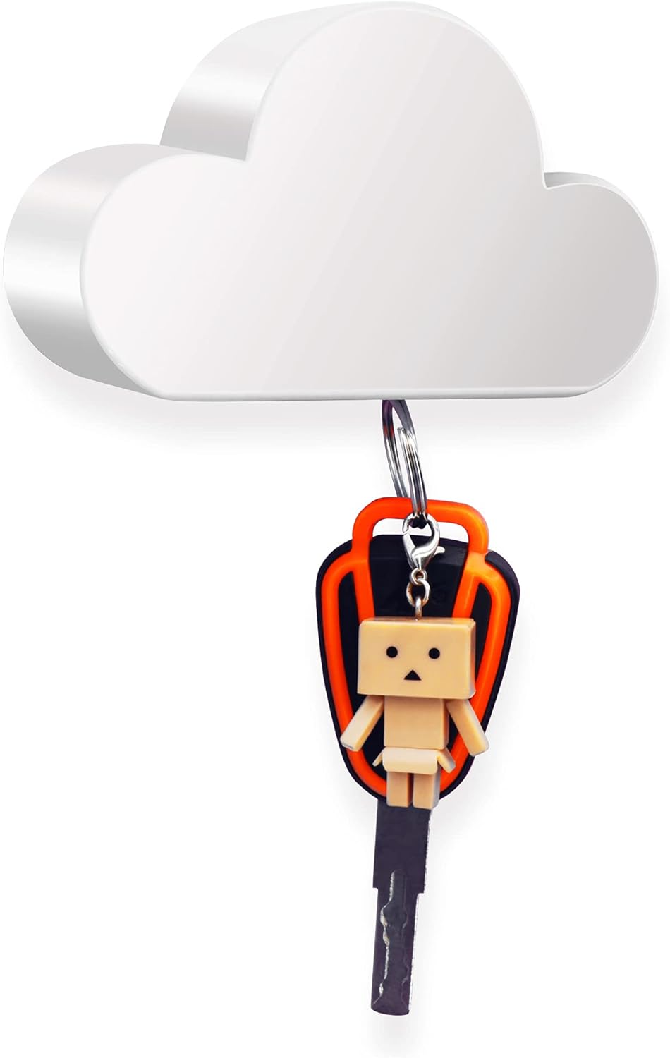 White Cloud Magnetic Key Holder - Securely Hang Keys