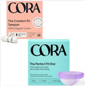 Organic Feminine Care Non-Applicator Tampons & Reusable Disc - Leak