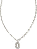 Crystal Letter Short Pendant Necklace - Personalized CZ Initial Fun