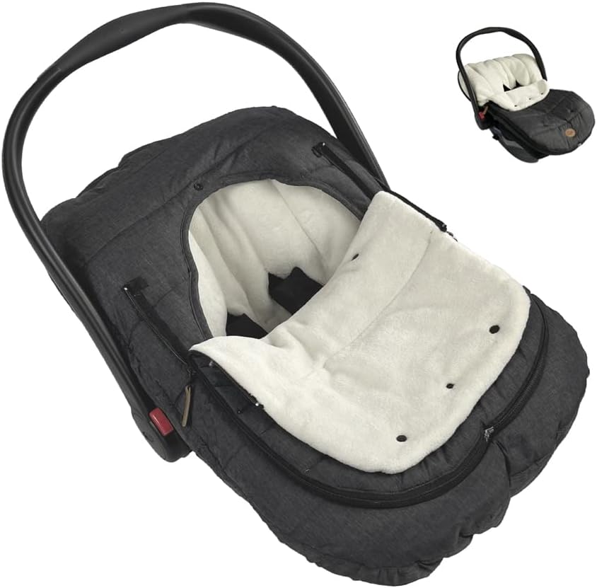Car Seat Cover and Bunting Bag for Infants - CozyMe 3-in-1