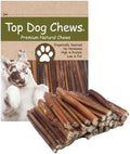 Top Dog Chews 6ft Bully Sticks - 25 Pack Natural Long-Lasting Chews
