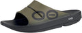 Men's OOahh Sport Flex Sandal Matte Black - Recovery Slide