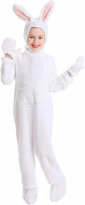 Kids Easter Bunny Costume Onesie for Child - Cozy Plush Rabbit Set