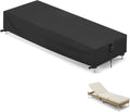 Outdoor Patio Chaise Lounge Cover - Waterproof, Windproof Protection
