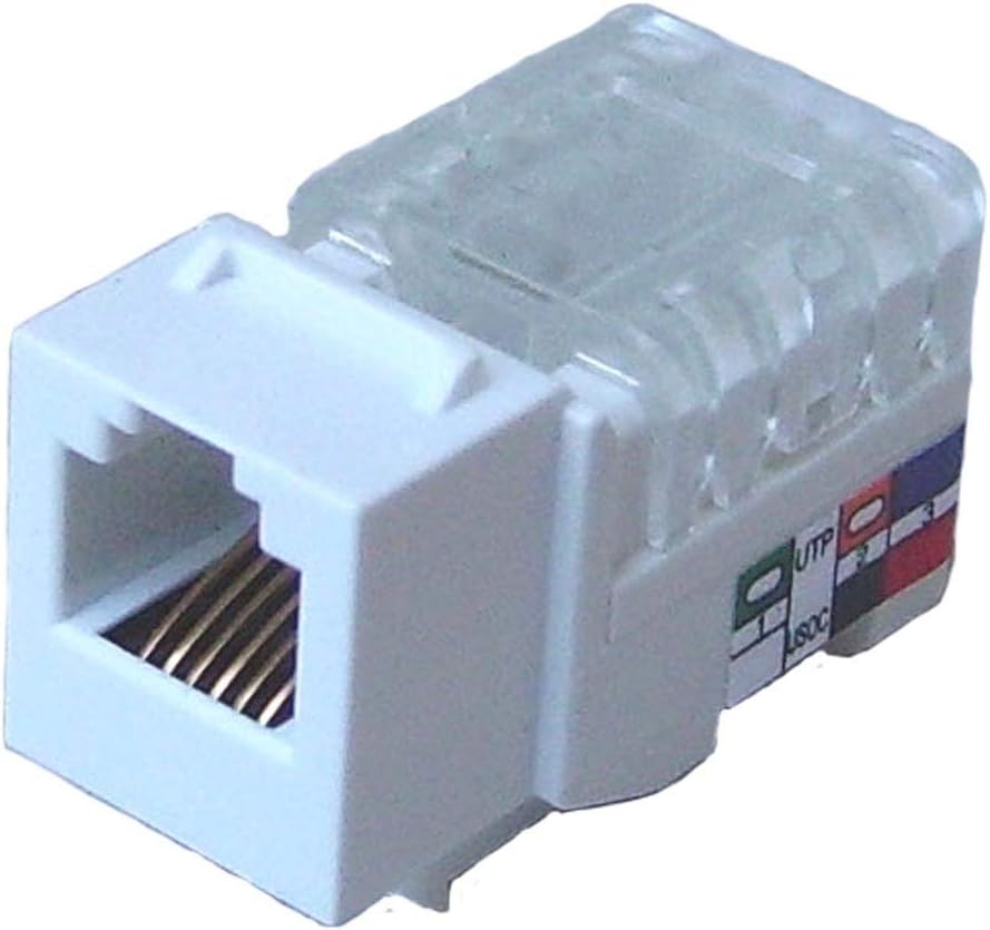 Dynacom KwikJack 6C6P Voice Jack - 25pc Pack for Easy Wiring