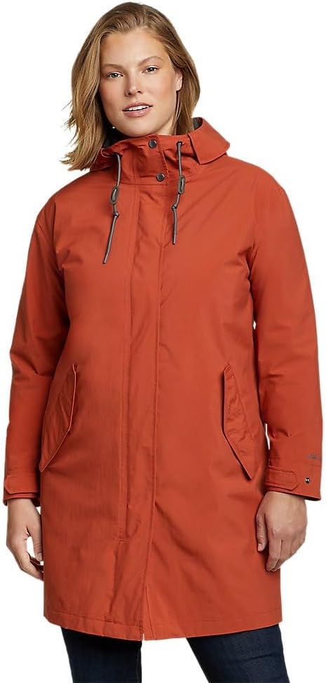 Eddie Bauer Women's Port Townsend Waterproof Trench Coat Review