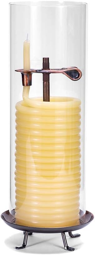 All-Natural Beeswax Candle with 80 Hours of Brilliant Light
