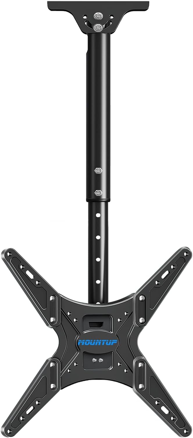 MOUNTUP Outdoor Ceiling TV Mount for 26-65 Inch TVs, Heavy Duty