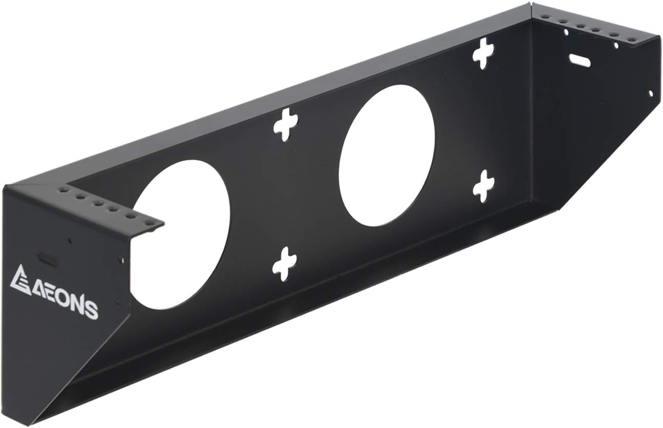 AEONS 2U 19-Inch Vertical Wall Mount Bracket for IT Equipment