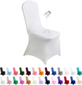 SUPERO Waterproof Spandex Chair Cover 50PCS - Stretchy Waterproof