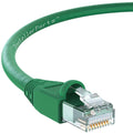 Cat6A Ethernet Cable 75 FT Green - High Speed 10Gbps Performance