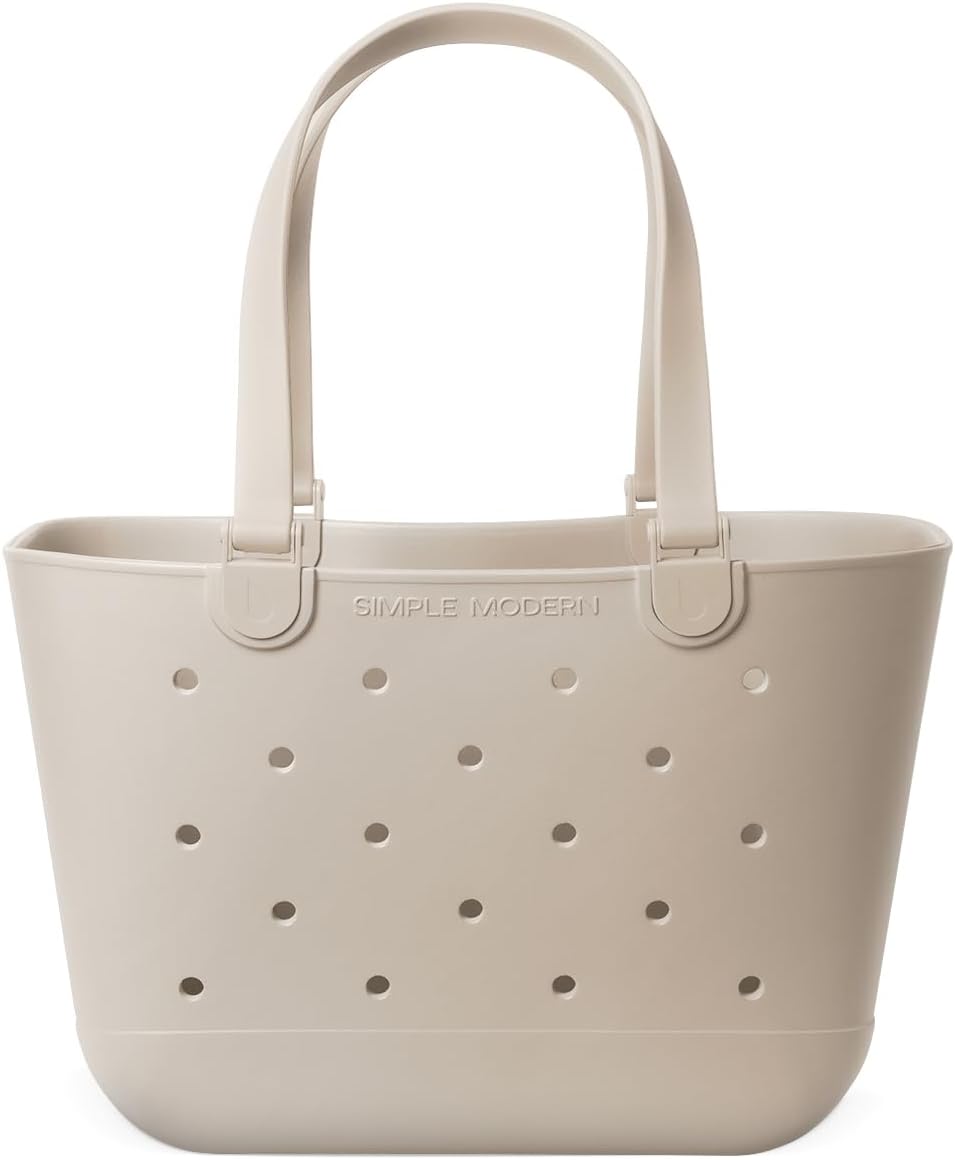 Simple Modern Large Beach Bag - Waterproof Tote for Travel
