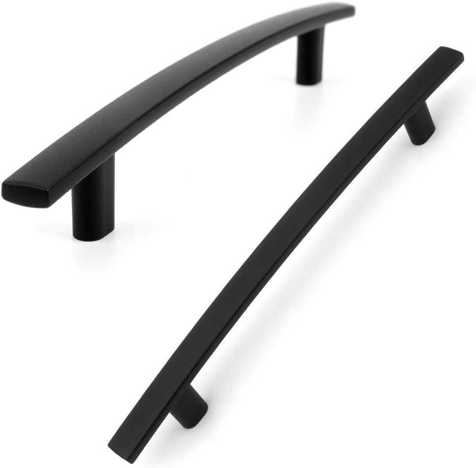 KOOFIZO 10 Pack 5 Inch Matte Black Kitchen Cabinet Pulls