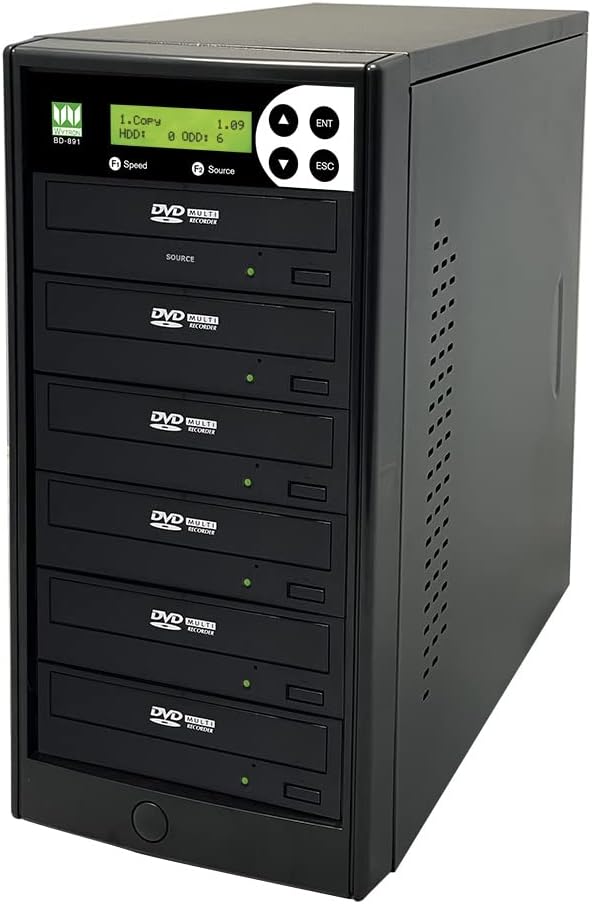 24X DVD Duplicator Standalone Copier Tower for Efficient Duplication