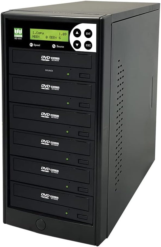 24X DVD Duplicator Standalone Copier Tower for Efficient Duplication