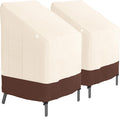Tuyeho Patio Stackable Chair Cover 2 Pack - Heavy Duty Weatherproof
