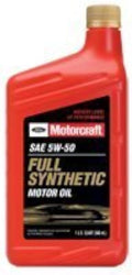 5w50 Ford Motorcraft Full Synthetic Motor Oil 12 qt case