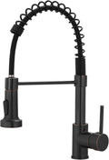 Oil Rubbed Bronze Kitchen Faucet with Pull Down Sprayer - Durable
