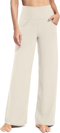Promover Wide Leg Yoga Pants with Pockets - Comfortable (Style 6LPV)