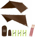 Gold Armour Rainfly Tarp Hammock 12ft x 10ft - Lightweight Waterproof