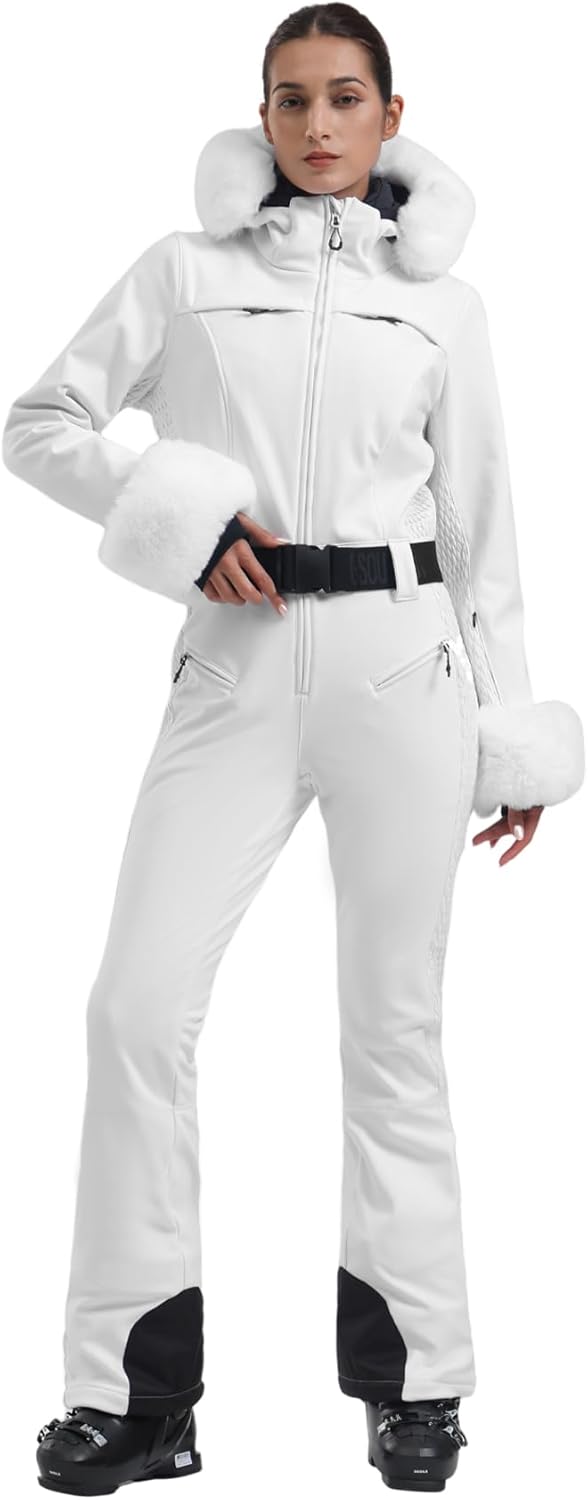 GSOU SNOW Women's Waterproof Ski Jumpsuit