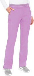 Women's Yoga Pull-On Pant with 7 Pockets - Rib-Waist Comfort