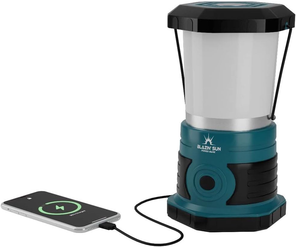Blazin' Sun 1500 Lumen Rechargeable Lantern: 85H Runtime