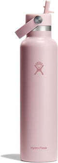 Hydro Flask Water Bottle 24 oz Trillium Pink - Insulated Straw