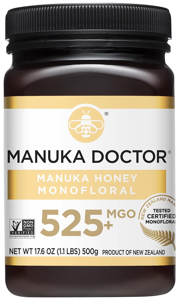 MGO 525+ Manuka Honey Monofloral - Pure New Zealand Honey