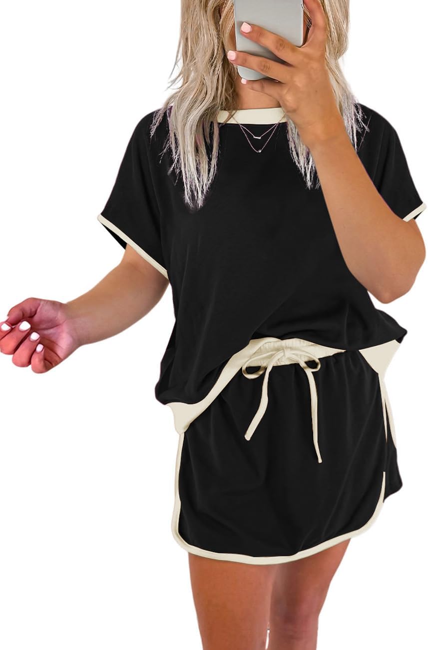 Ecosunny 2 Piece Sets for Women Casual Tracksuit Sweatshirt
