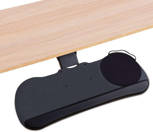 FERSGO Under Desk Keyboard Tray - Ergonomic Design & Easy Adjustment