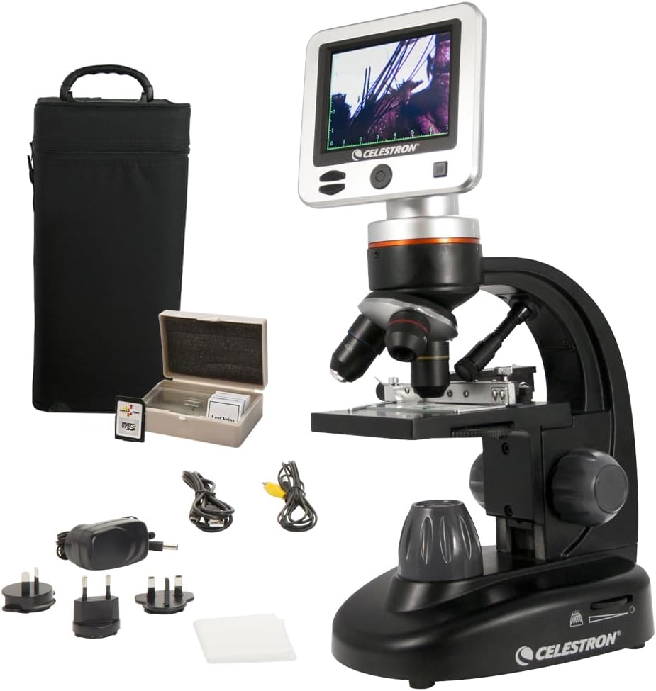 Digital Microscope with 5MP Camera and 1600x Magnification